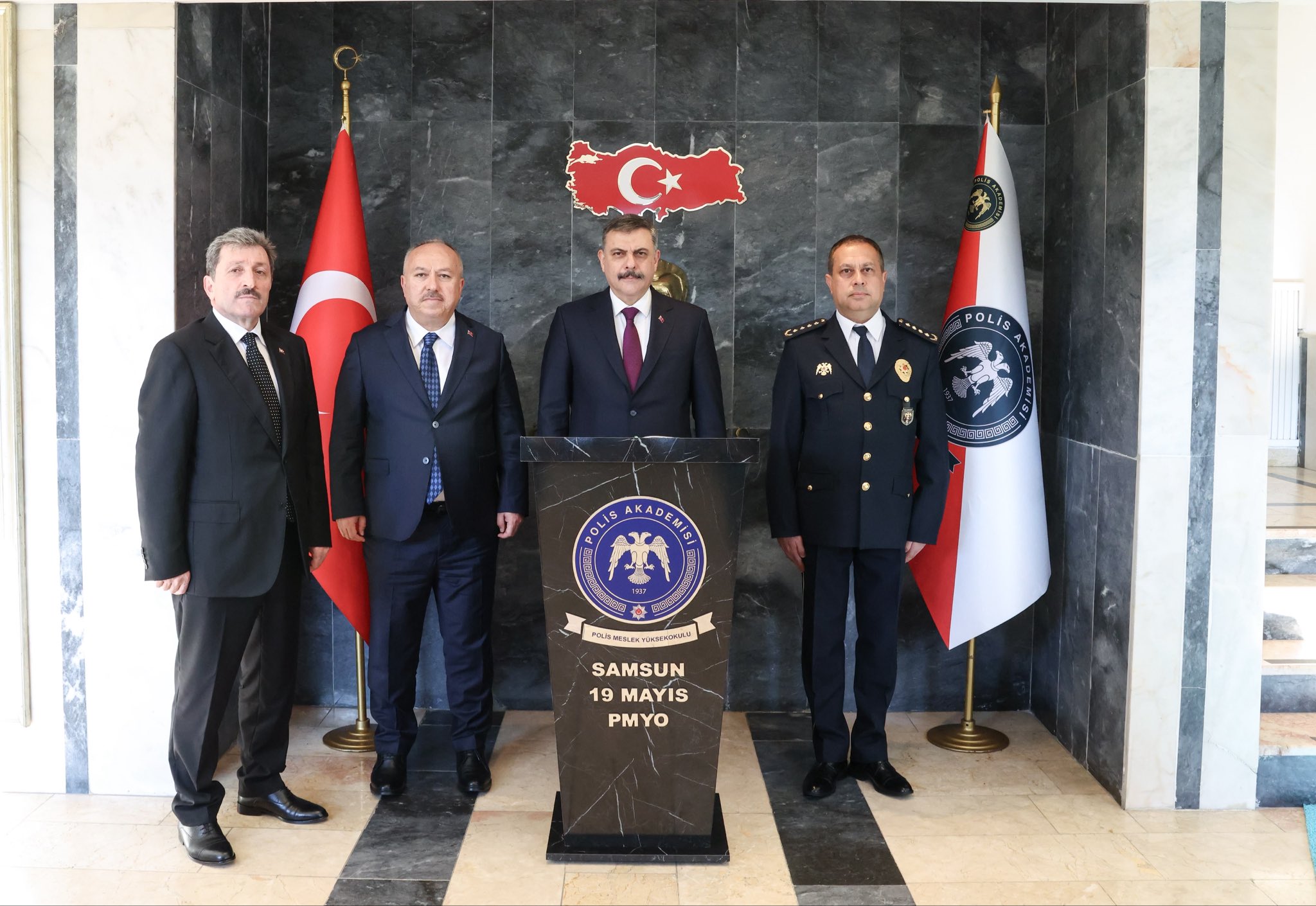 İçişleri Bakanı Mustafa Çiftçi Samsun’da Polis Okulunu Ziyaret Etti