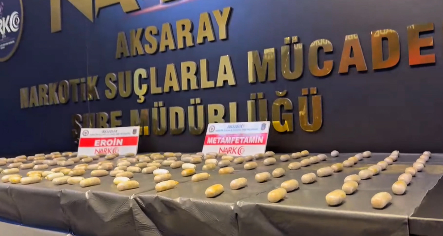 Aksaray’da Kuryelerin Midesinden 155 Parça Uyuşturucu Çıktı