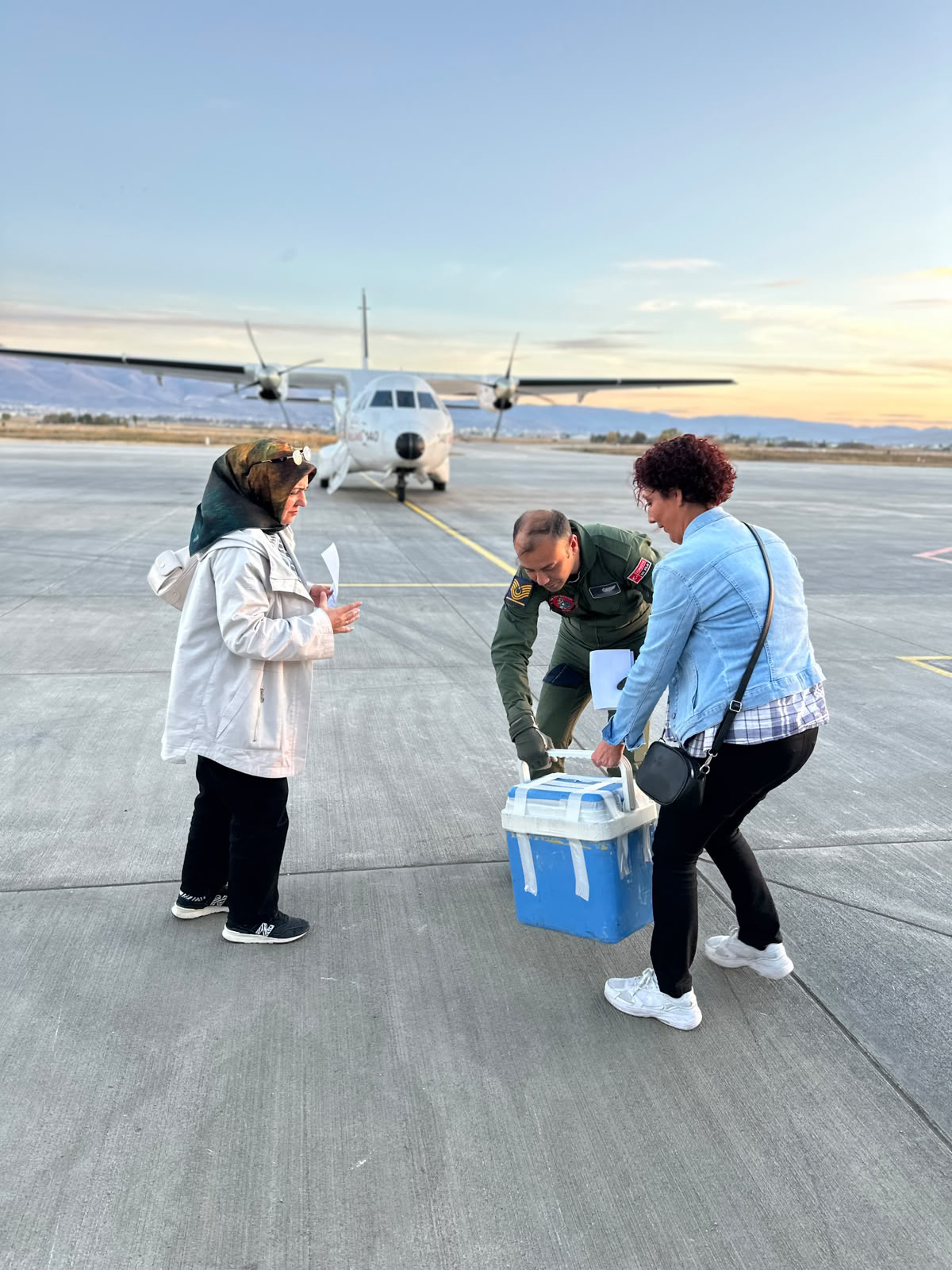 MSB Ambulans Uçağı Acil Nakil İçin Erzurum’dan Antalya’ya Karaciğer Taşıdı