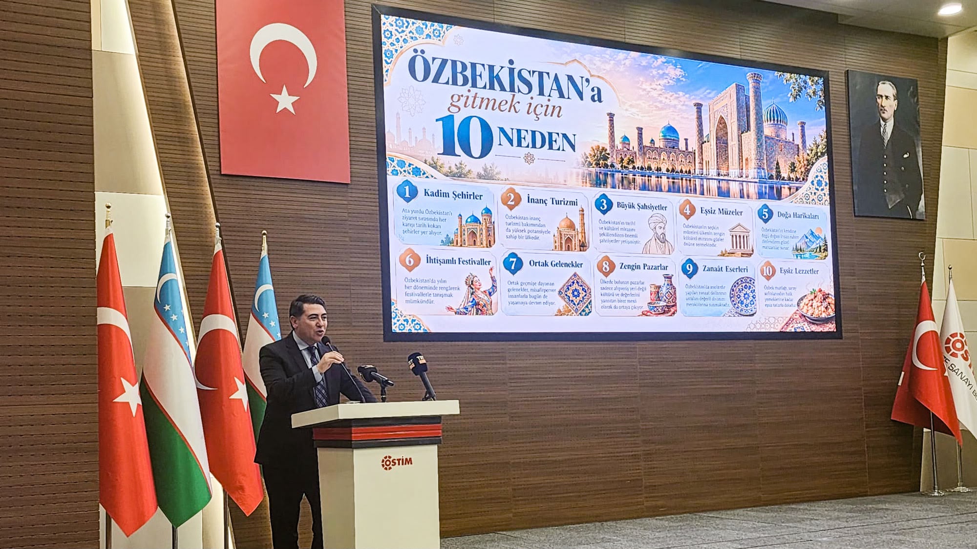 Ankara’da Özbekistan İçin Yatırım Ve İş Birliği Buluşması