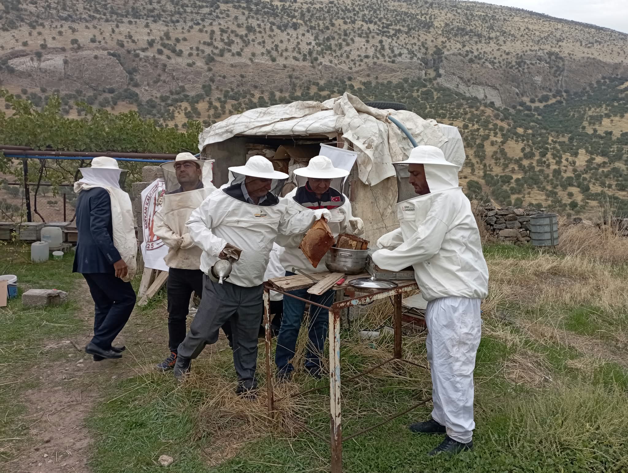 Siirt’in Baykan İlçesinde Bal Hasadı Gerçekleştirildi