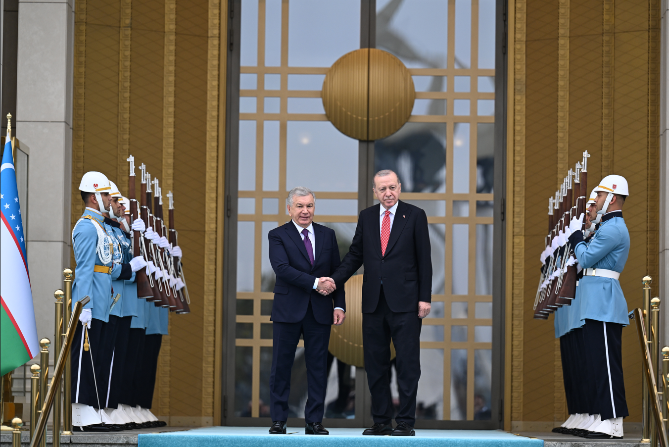 ANKARA / TEKHA Cumhurbaşkanı Recep Tayyip Erdoğan, Türkiye’yi ziyaret eden