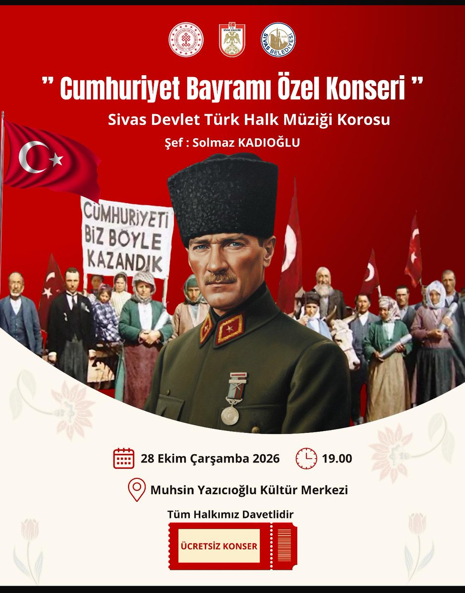 SİVAS / TEKHA Sivas Valiliği, 29 Ekim Cumhuriyet Bayramı kutlamaları