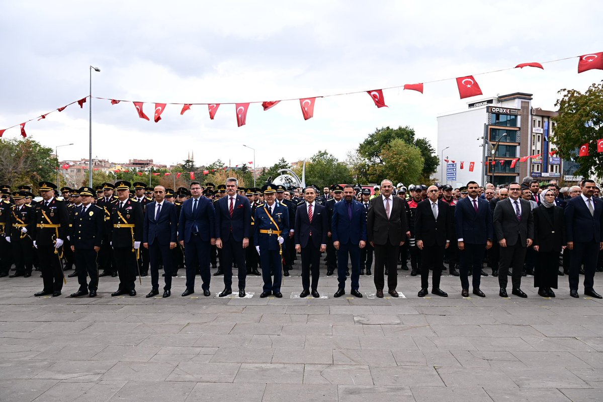 NEVŞEHİR / TEKHA Nevşehir’de, Türkiye Cumhuriyeti’nin kuruluşunun 103. yıl dönümü