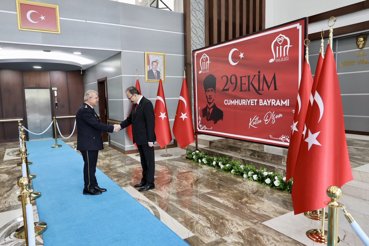 SİİRT / TEKHA Siirt’te 29 Ekim Cumhuriyet Bayramı coşkusu yaşanıyor.