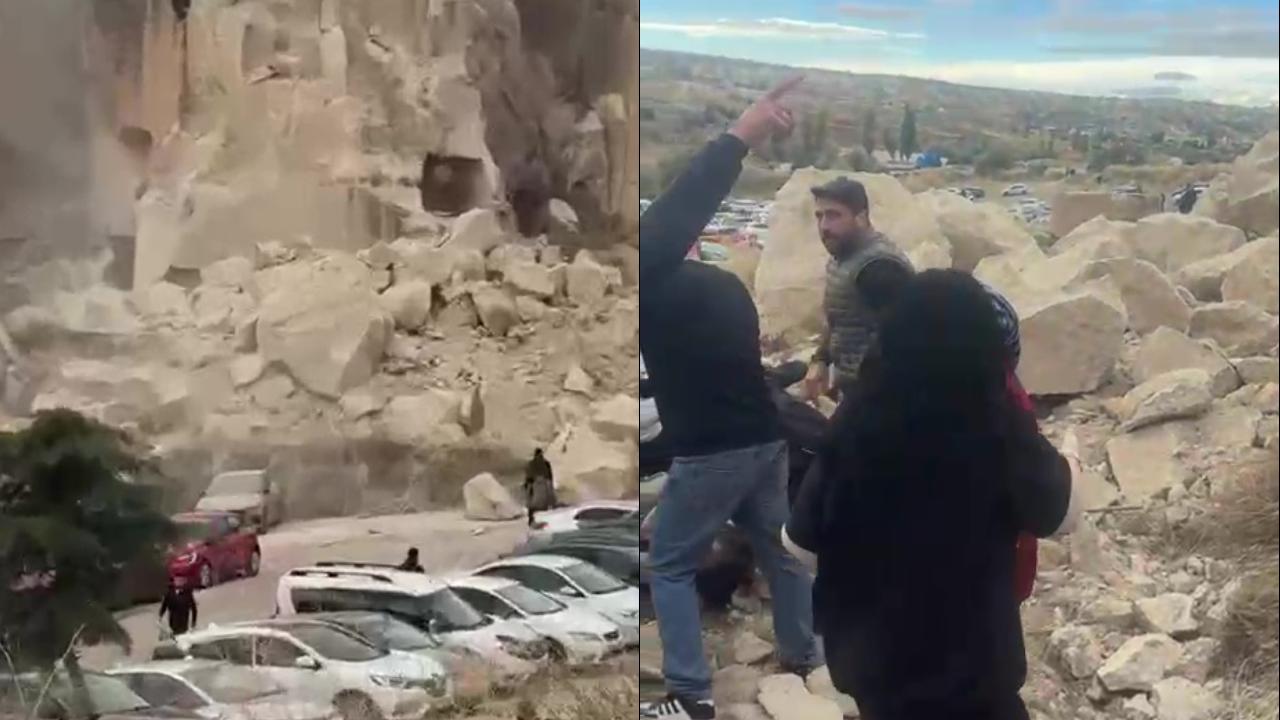 NEVŞEHİR / TEKHA Nevşehir’in merkez ilçesine bağlı Göreme beldesinde, sağanağın